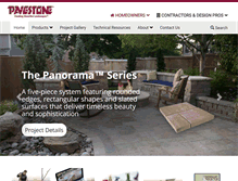 Tablet Screenshot of pavestone.com