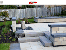 Tablet Screenshot of pavestone.ca